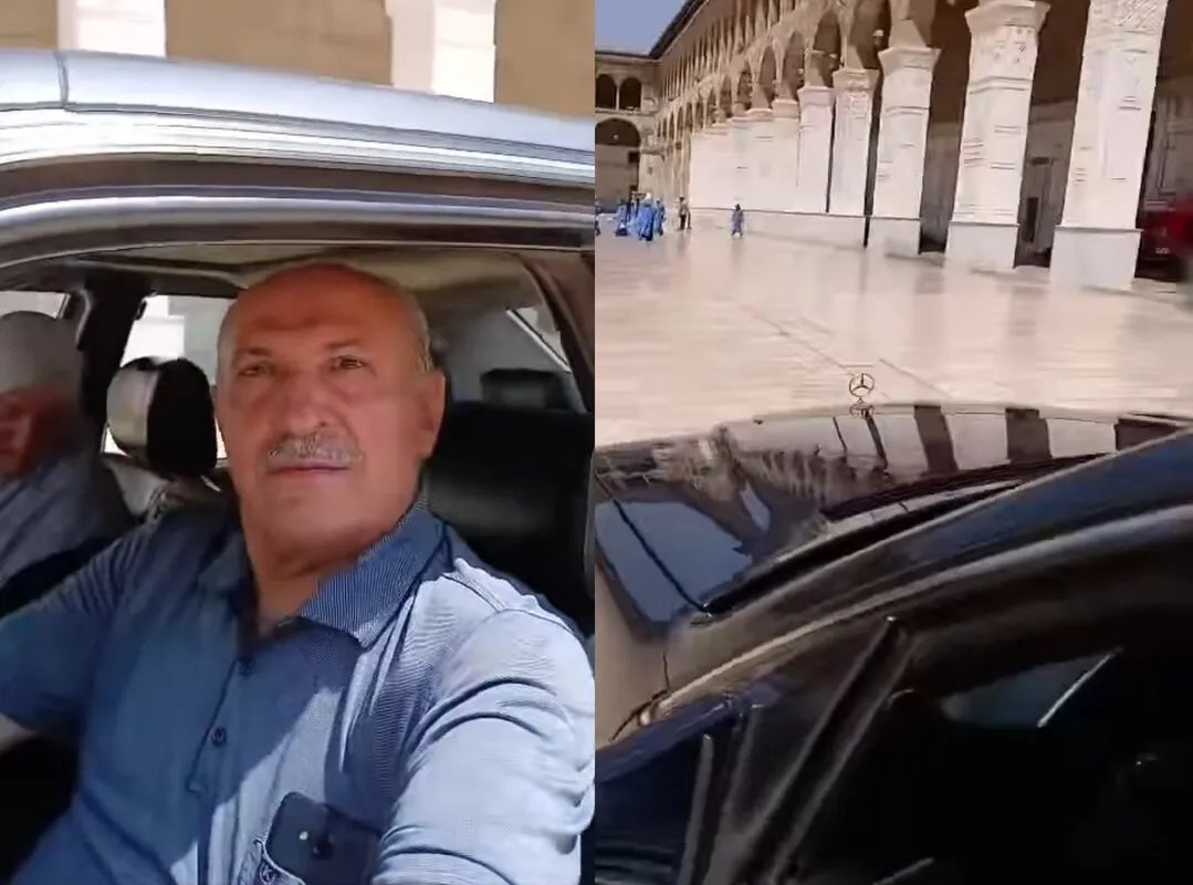 فيديو يثير جدلاً: سيارة تتجول في الجامع الأموي بدمشق والإدارة توضح ملابسات الحادث