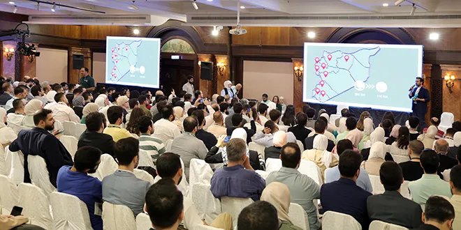مؤتمر "SYNC’25 II" بدمشق يختتم فعالياته بإعلانه عن فرص عمل للشباب السوري