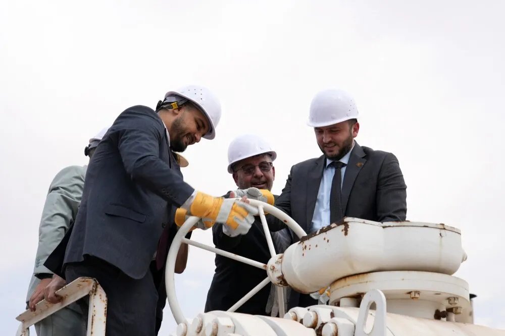 بدء التشغيل بالغاز الأذربيجاني في محطة جندر بحمص لزيادة إنتاج الكهرباء