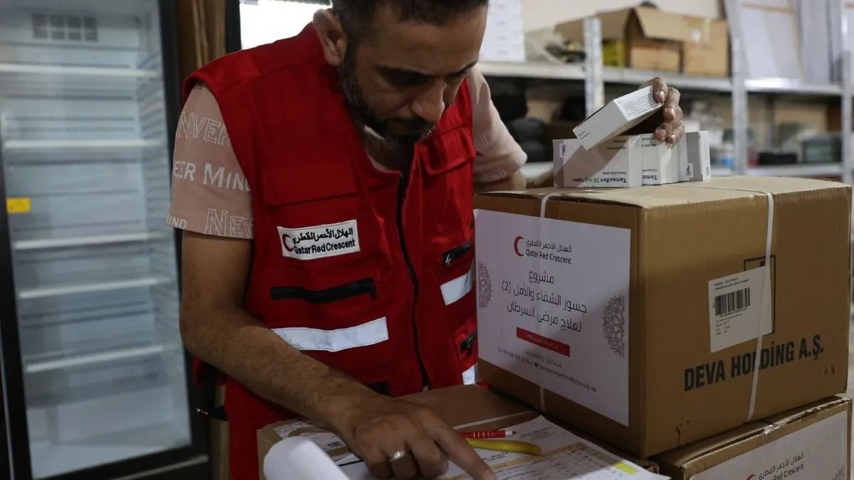 الهلال الأحمر القطري يطلق مشروعًا ضخمًا لعلاج مرضى السرطان في شمال سوريا