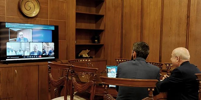 وزارة النقل السورية وشركة الخرافي الدولية تبحثان إصلاح جسر القساطل على أوتستراد اللاذقية – أريحا