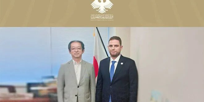 مسؤول سوري يبحث مع مساعد وزير الخارجية الياباني تطورات الوضع في سوريا