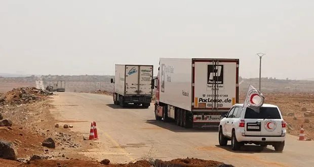 وصول قافلة مساعدات إغاثية جديدة إلى السويداء بدعم دولي ومحلي