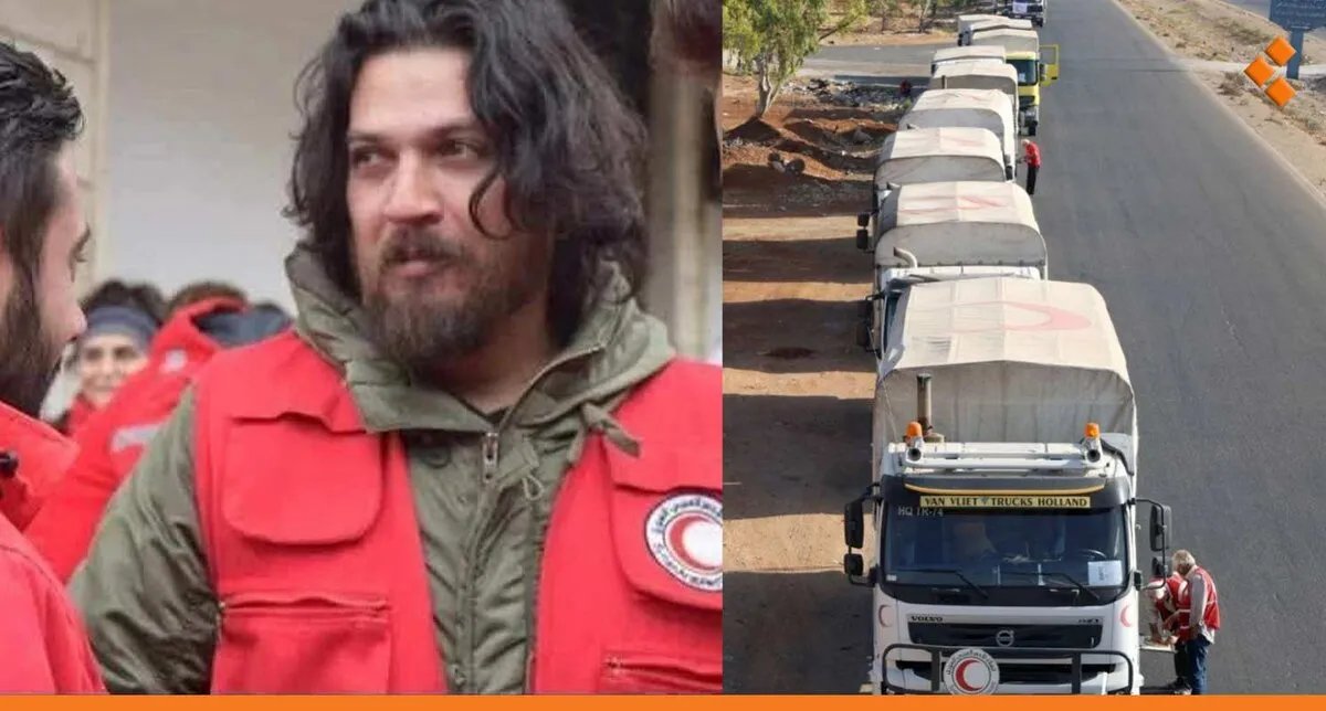 مسلحون يختطفون 4 متطوعين من الهلال الأحمر في ريف درعا أثناء توجههم إلى السويداء