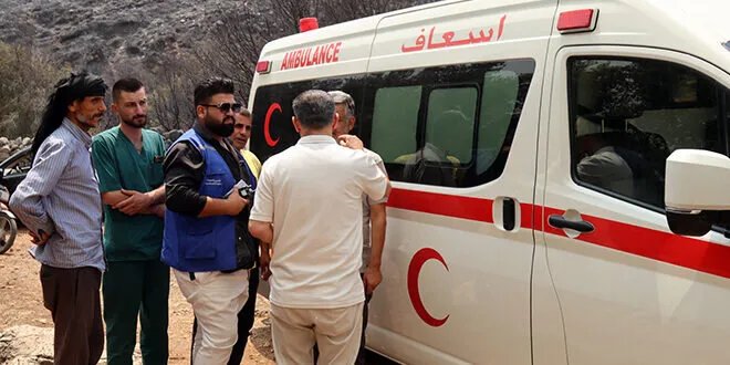 صحة حماة في حالة استنفار لمواجهة حرائق الغاب وتعالج 32 إصابة