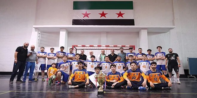النواعير يحرز لقب بطولة التحرير الأولى لكرة اليد تحت 17 عاماً في دمشق