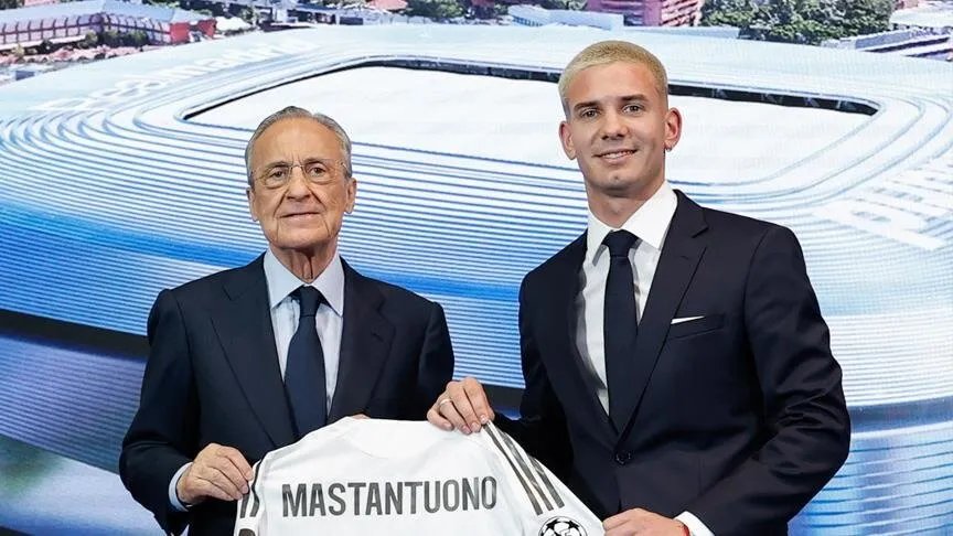 ريال مدريد يقدم موهبة الأرجنتين: فرانكو ماستانتونو لاعباً ملكياً لمدة 6 سنوات