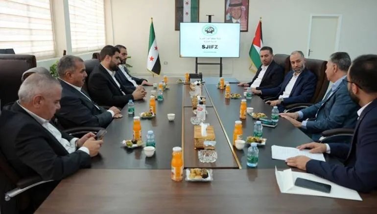 سوريا والأردن تتفقان على تعزيز التعاون الاقتصادي وتطوير المنطقة الحرة المشتركة في نصيب