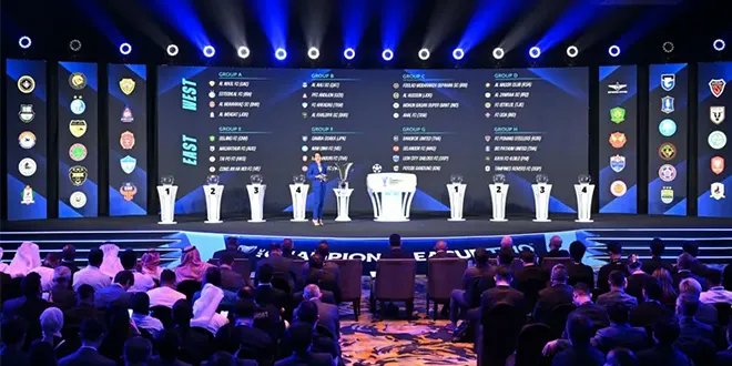 نتائج قرعة دوري أبطال آسيا 2 لموسم 2025-2026: مجموعات متوازنة ومنافسة قوية مرتقبة