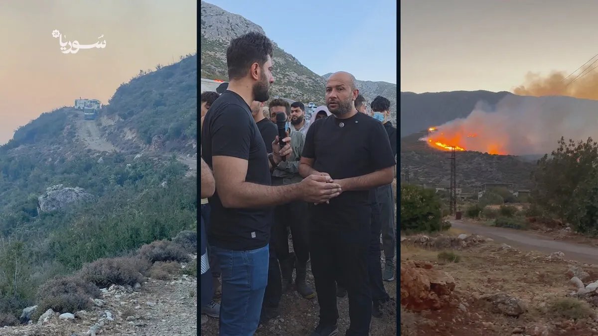 رائد الصالح يعلن لـ"سوريا 24": السيطرة الكاملة على حرائق شطحة والعمل جارٍ للسيطرة على باقي المناطق المتضررة