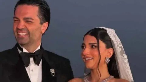 زفاف أسطوري لنارين بيوتي يشعل السوشيال ميديا بحضور نجوم الصف الأول وإطلالة ساحرة من إيلي صعب