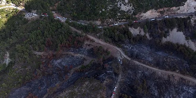 الدفاع المدني يعلن السيطرة على امتداد الحرائق في ريفي اللاذقية وحماة مع استمرار عمليات الإخماد