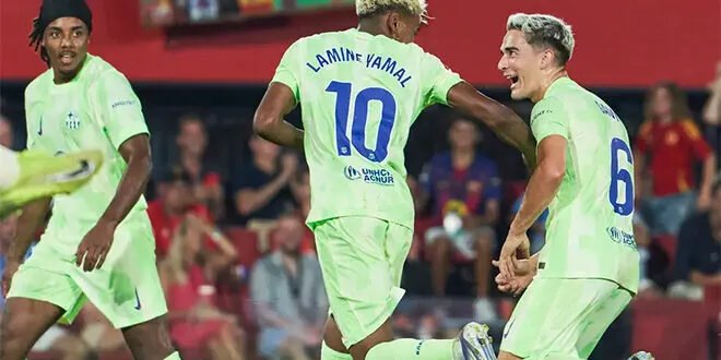 برشلونة يفتتح موسمه بثلاثية نظيفة في مرمى مايوركا بالدوري الإسباني