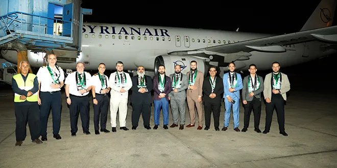 الخطوط السورية تستأنف رحلاتها إلى ليبيا بإطلاق أولى الرحلات إلى مطار معيتيقة