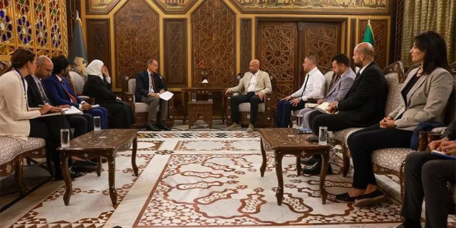 وزير الطوارئ يبحث مع الأمم المتحدة تعزيز دور المرأة السورية في مواجهة الكوارث