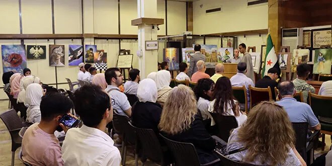 أمسية شعرية تختتم فعاليات معرض "نصر حلب" الثقافي