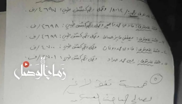 وثيقة طبية مسربة تكشف تورط طبيب في جرائم حرب بسوريا: تفاصيل مروعة عن وفيات معتقلين