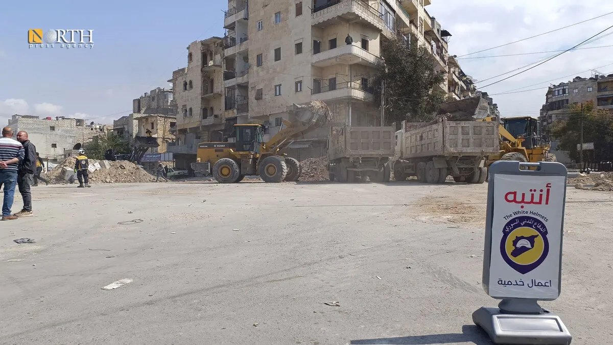 حلب: إزالة الحواجز الترابية من مداخل الأحياء الكردية.. هل تعود الحياة لطبيعتها؟