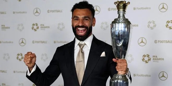 محمد صلاح يحصد جائزة أفضل لاعب في الدوري الإنجليزي للمرة الثالثة