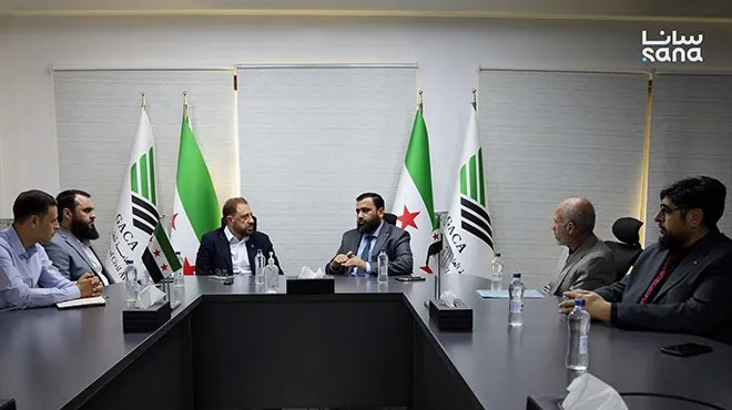 الهيئة المركزية للرقابة والتفتيش والهلال الأحمر يبحثان تطوير العمل الإداري