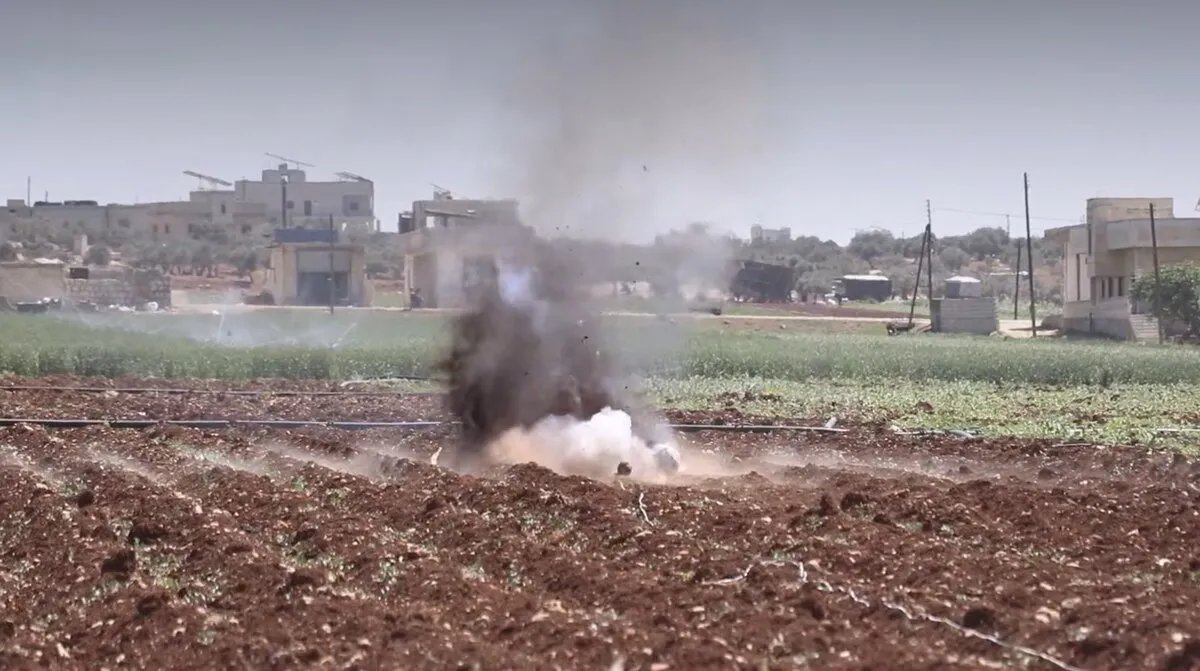 إصابة راعي أغنام ونفوق عدد من ماشيته بانفجار لغم أرضي شمال حلب