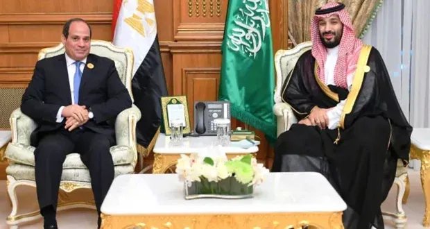 السيسي في السعودية لبحث تطورات غزة وتعزيز العلاقات مع بن سلمان