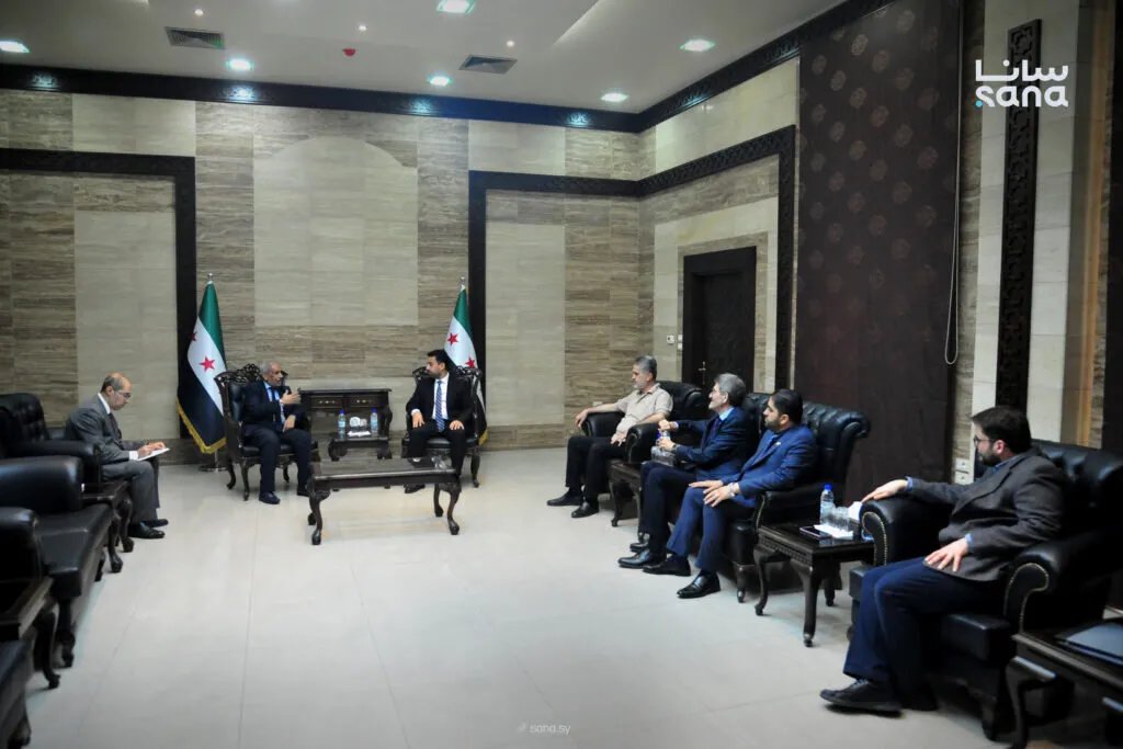 وزير الصحة السوري يبحث مع سفير جنوب أفريقيا تعزيز التعاون الصحي وتبادل الخبرات