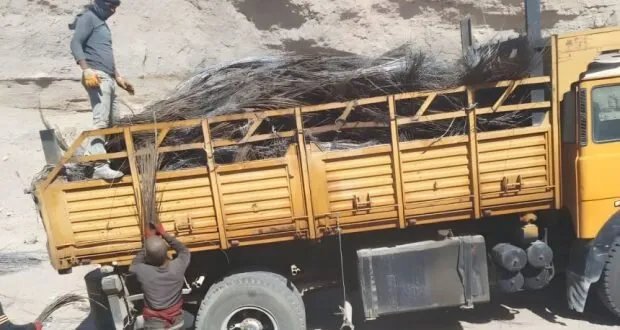 دير الزور: ضبط كمية ضخمة من كابلات الكهرباء المسروقة تزن 11 طناً