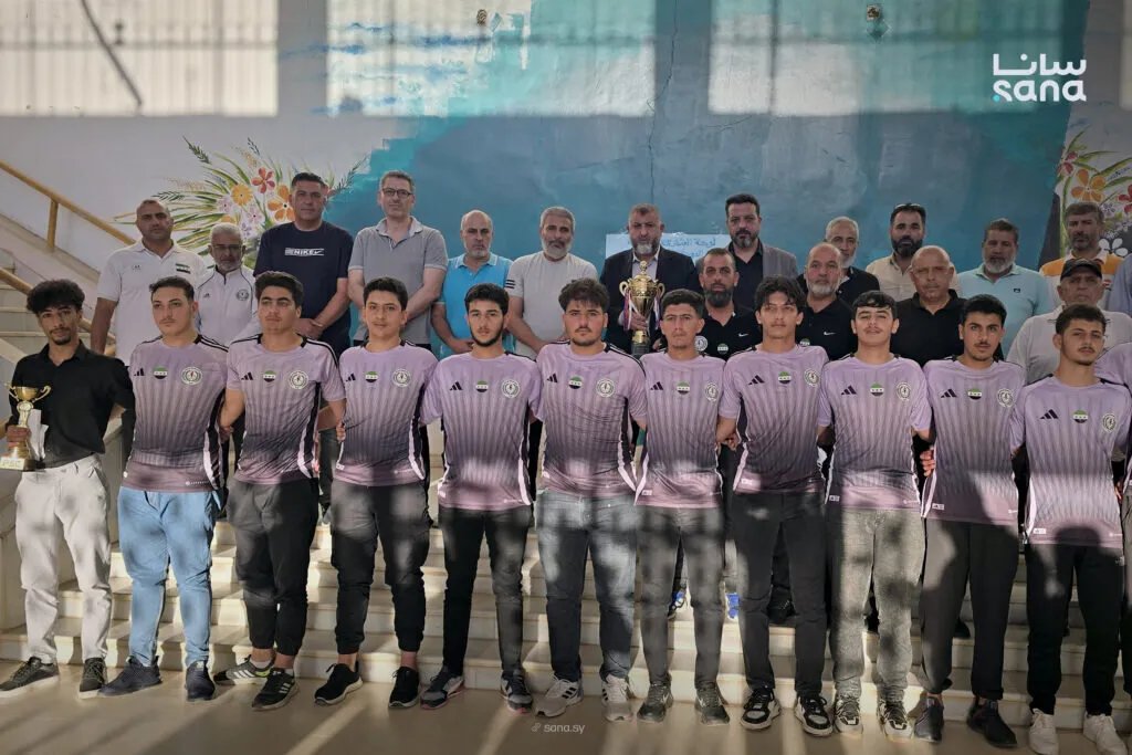 تكريم نادي الشعلة بدرعا بعد تألق فريق كرة اليد تحت 17 سنة
