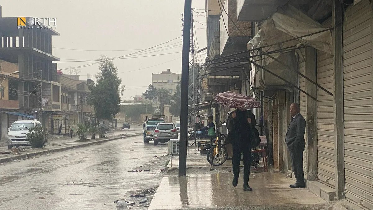 أمطار غزيرة تضرب الحسكة وتثير مخاوف السكان