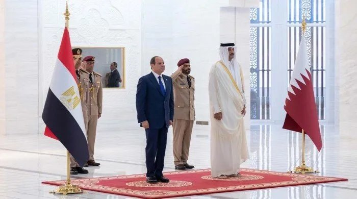 السيسي والشيخ تميم يؤكدان على وحدة سوريا وتعزيز التعاون الاقتصادي بين مصر وقطر