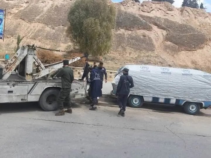 حماة تشن حملة مكثفة لإزالة التعديات والمخالفات في الأماكن العامة