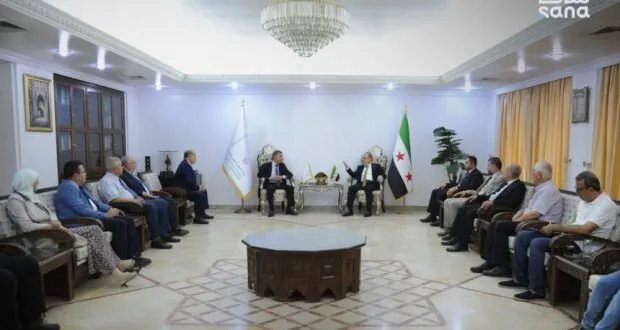 وزير التعليم العالي يبحث مع جامعة الاتحاد في الرقة خطط الدعم وتذليل العقبات