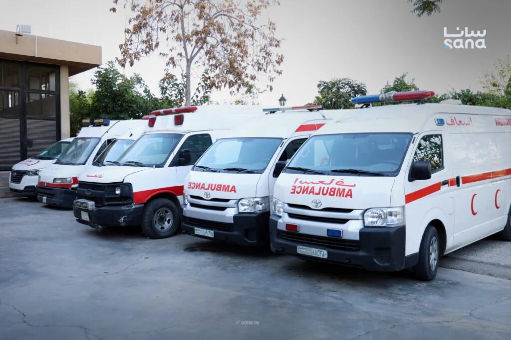 سوريا: 307 سيارة إسعاف تستجيب للحالات الطارئة عبر الرقم 110