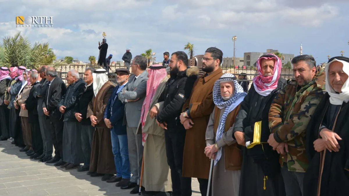 درعا تودّع القيادي بلال الدروبي بموكب جنائزي مهيب في بصرى الشام