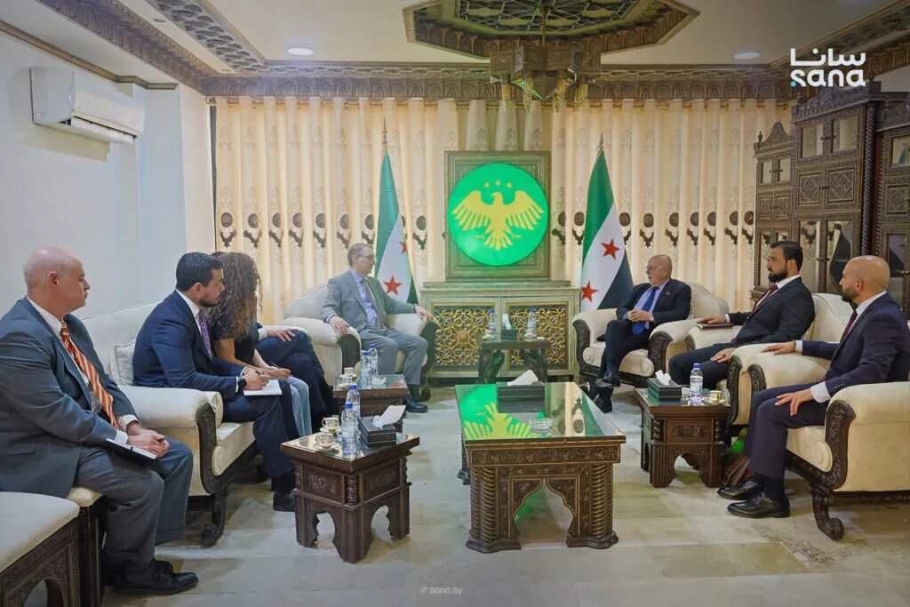 وزير الاقتصاد السوري يبحث مع المجلس الأطلسي تعزيز التعاون الاقتصادي والصناعي وتطوير الشراكات