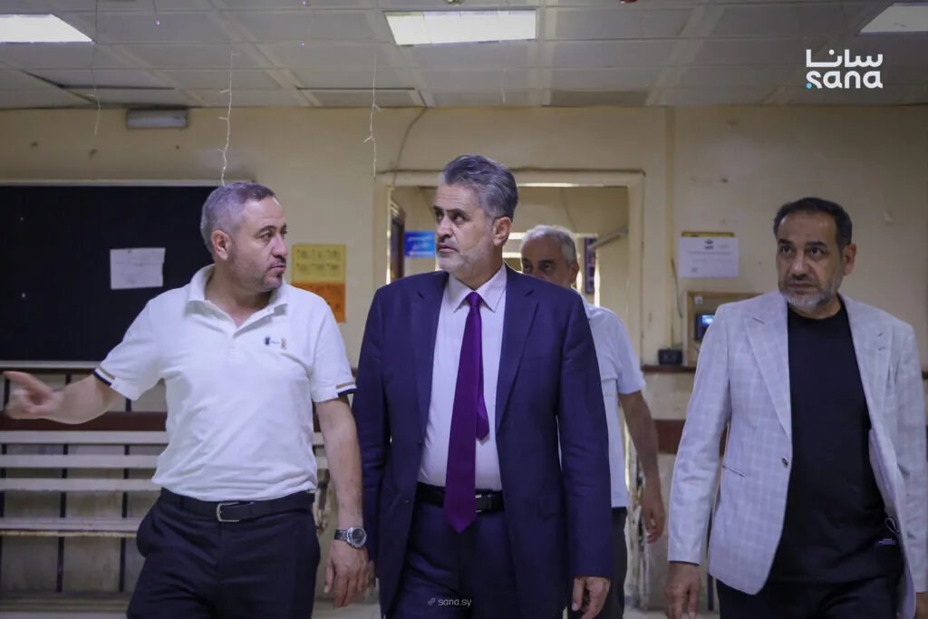 معاون وزير الصحة يتفقد مشفى درعا الوطني ويشدد على تحسين الخدمات وتوفير الأدوية