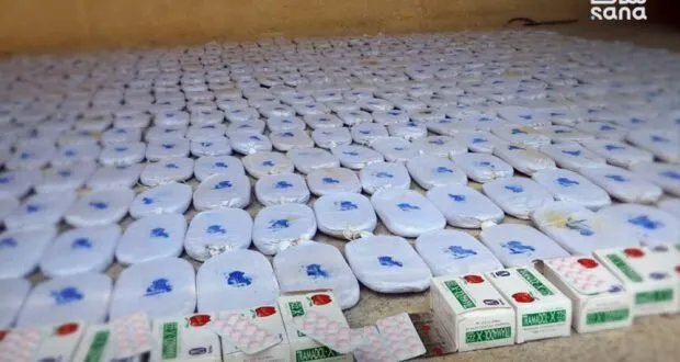 إحباط محاولة تهريب كمية ضخمة من المخدرات قادمة من لبنان في دمشق