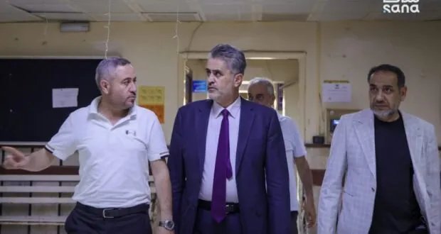 معاون وزير الصحة يتفقد مشفى درعا الوطني ويؤكد على تطوير الخدمات وتدعيم الكوادر الطبية
