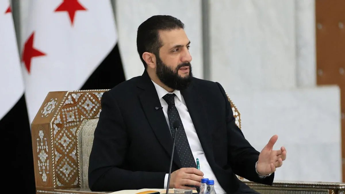 الرئيس الشرع: لا حلول مع الكرد والسويداء خارج إطار وحدة سوريا وعودة الجولان شرط أساسي للعلاقات مع إسرائيل