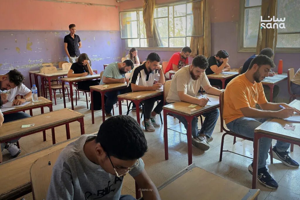 وزارة التربية السورية تجري امتحانات المواد المتممة للشهادة الثانوية العامة والمهنية لدورة آب 2025
