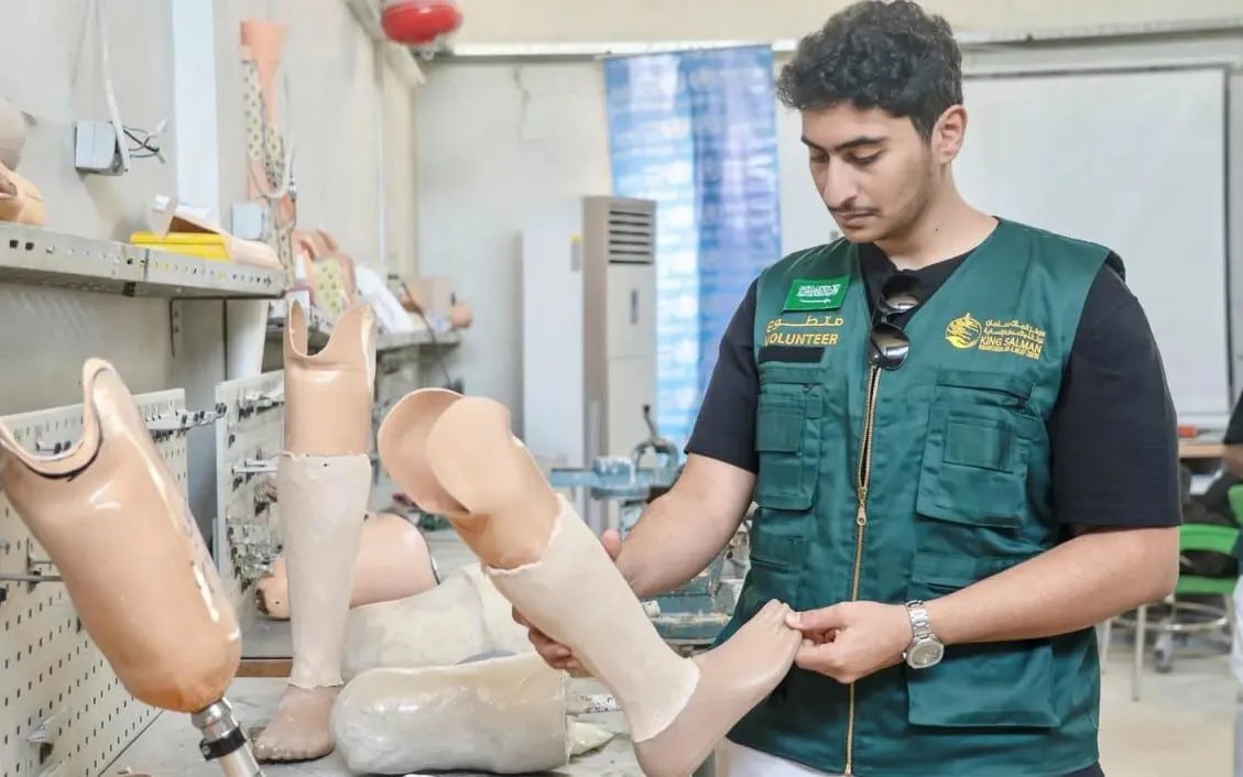 مركز الملك سلمان للإغاثة ينجح في تركيب أطراف صناعية وإعادة تأهيل في سوريا
