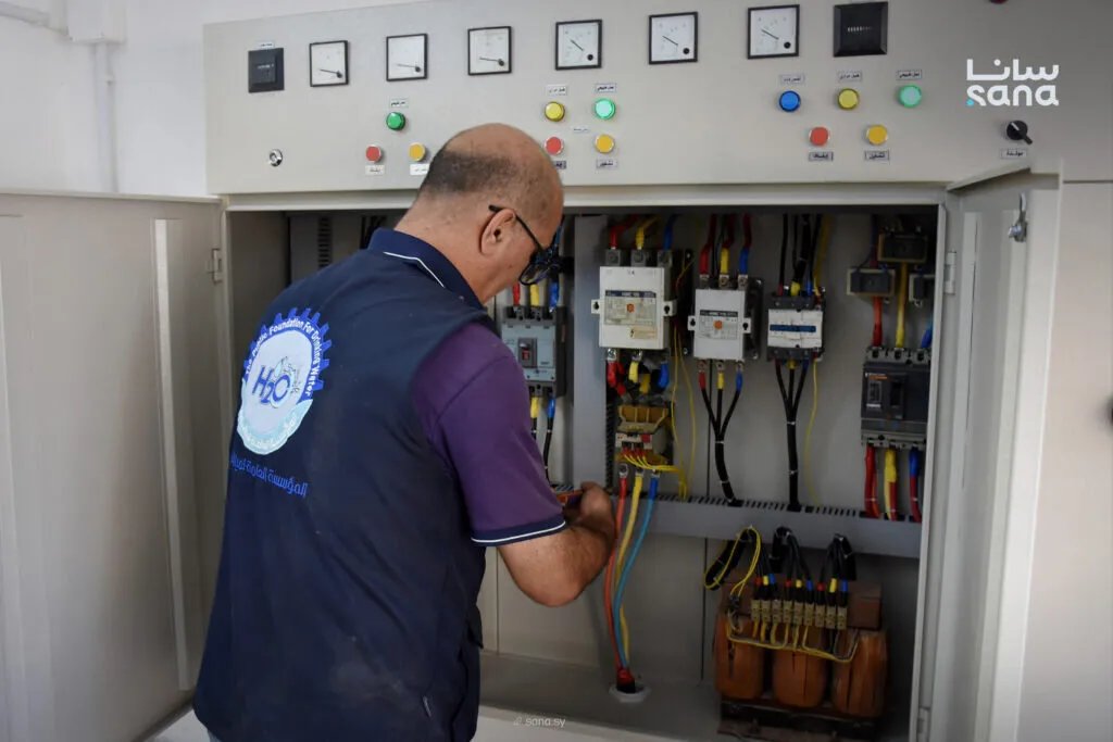 حل لأزمة المياه في حمص: تشغيل بئرين جديدين لخدمة حيي عشيرة والسبيل