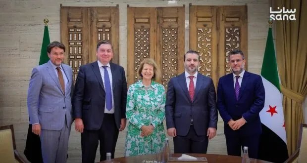 دمشق تبحث مع وفد بريطاني تعزيز التعاون الاقتصادي والاستثماري