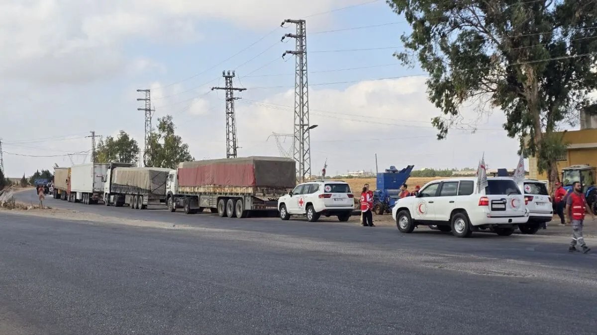 استكمال الإجراءات لفتح طريق دمشق-السويداء وسط استمرار دخول قوافل المساعدات