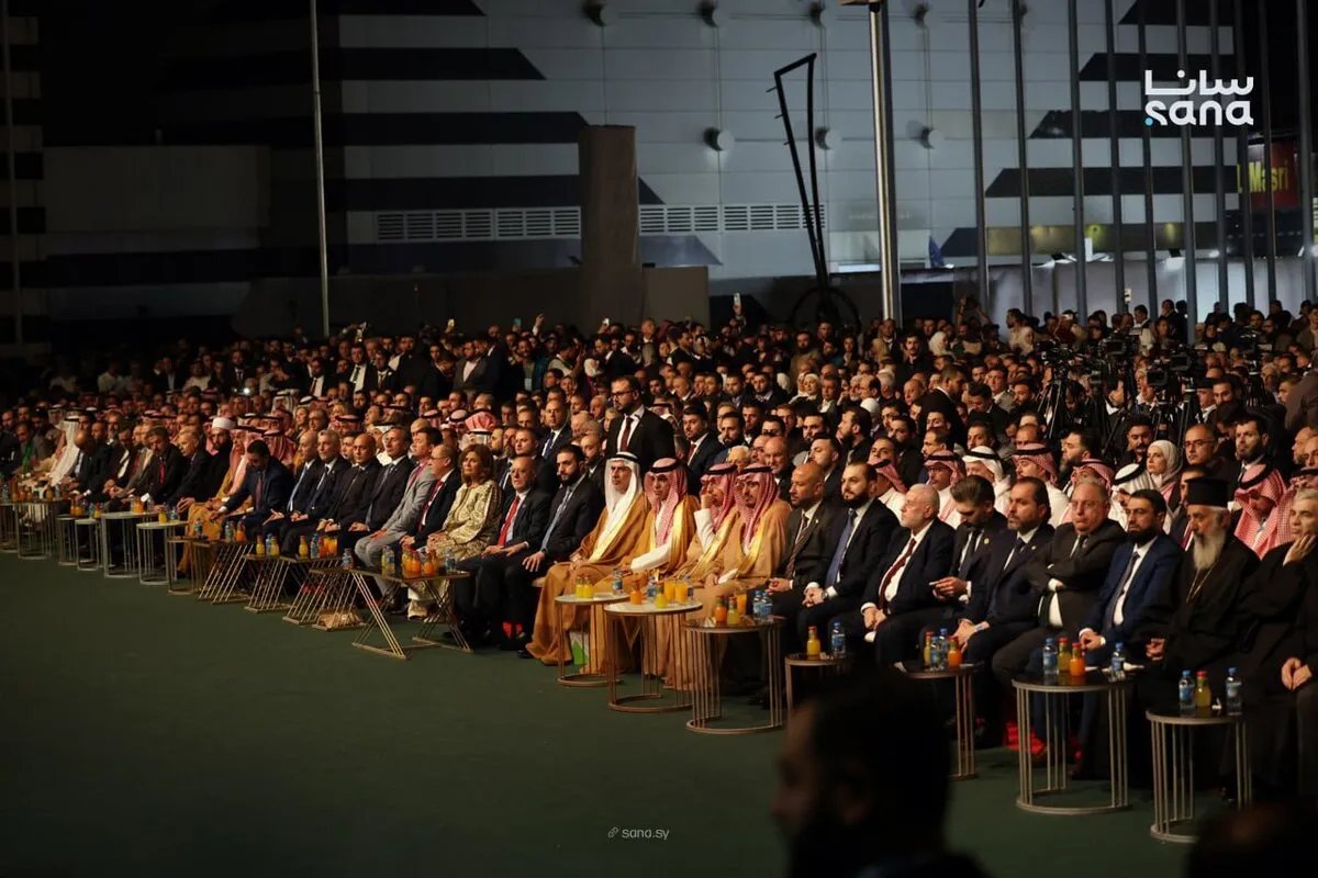 الرئيس الشرع يطلق فعاليات الدورة الـ 62 لمعرض دمشق الدولي تحت شعار "سوريا تستقبل العالم"