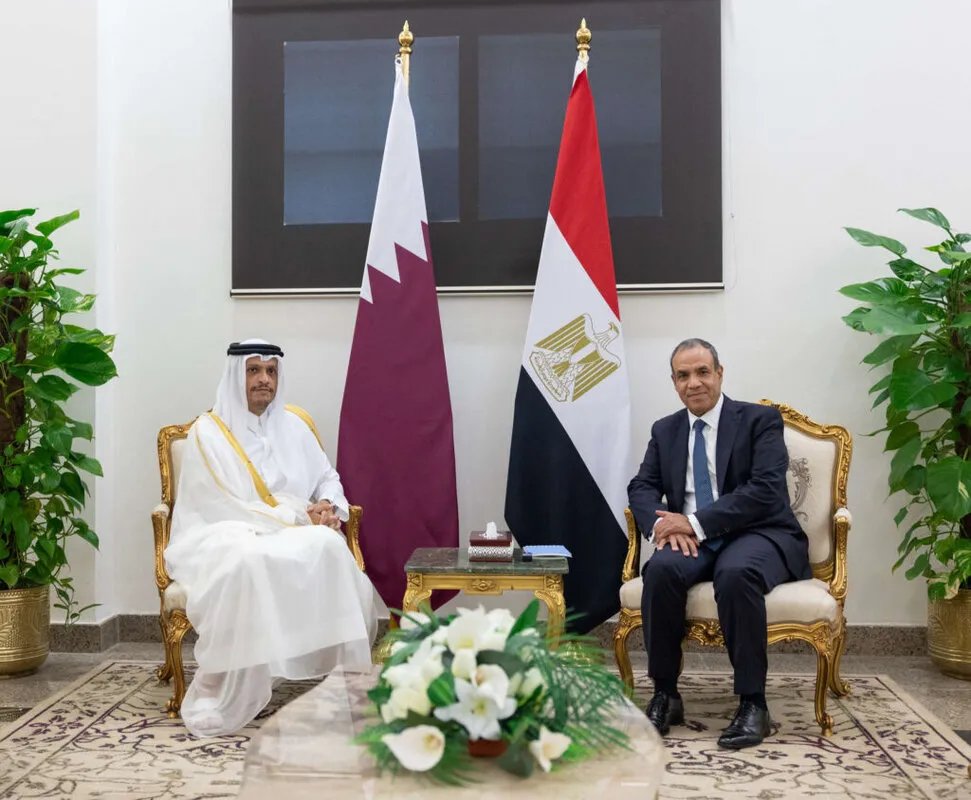 مصر وقطر تجددان التأكيد على دعمهما لاستقرار المنطقة وتوسيع التعاون الثنائي