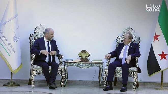 سوريا وتركيا تبحثان إنشاء جامعة مشتركة وتعزيز التبادل العلمي والثقافي