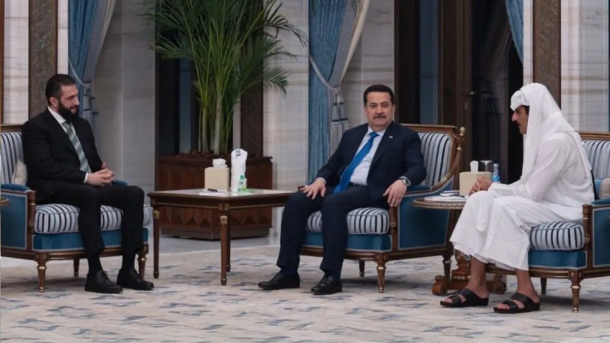 الشرع والسوداني يتبادلان الرسائل لتعزيز العلاقات وتأمين الحدود المشتركة