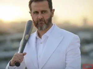 صورة بشار الأسد بلحية ومضرب بيسبول تثير الجدل: هل هي حقيقية أم من صنع الذكاء الاصطناعي؟